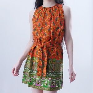 Betty Lane Vintage 60s Patterned Mini Dress
